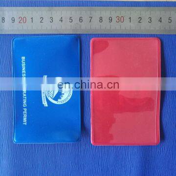 Cutomized soft pvc card protector sleeve