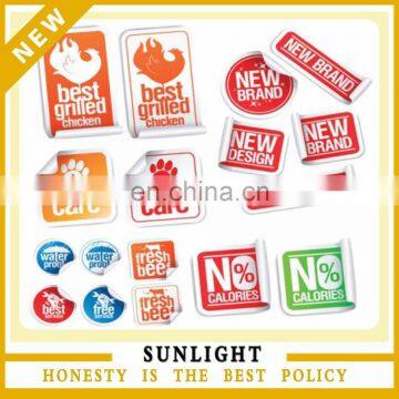 Guangzhou Factory Wholesale adhesive paper label stickers