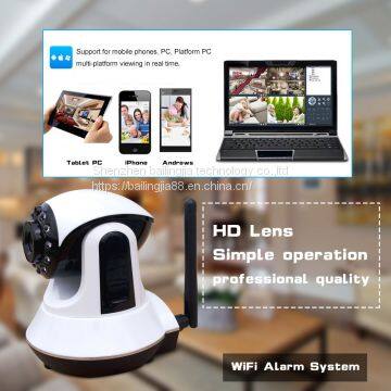 GSM WIFI 3G alarm system support IP Camera home burglar alarm system