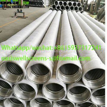 China manufacturer of Stainless Steel Continuous Slot Wire Wrapped Wedge Wire Screens