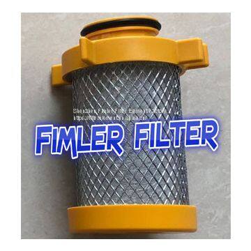 Parker 010AC Oil-X Evolution Compressed Air Filter Element, Removes Oil Vapor, 0.003 ppm 010-AC