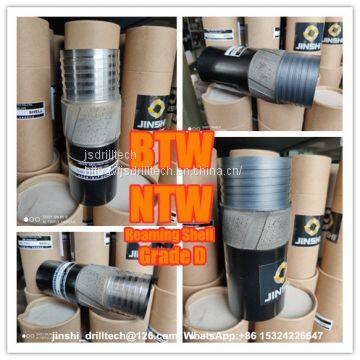 premium BTW & NTW reaming shells, impregnated diamond core drill bits & reamers, exploration drilling, rock coring, geotechnical drilling reaming shells