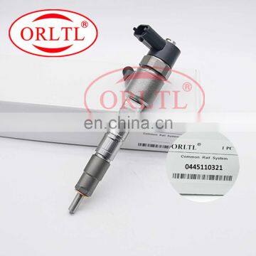 ORLTL 0445110321 Common rail fuel injection 0 445 110 321 injector assy fuel 0445 110 321 diesel injector for car