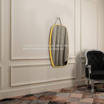 Solid Wood Bathroom Mirror Hanging Wall Anti-Explosion Fog-Proof Full Length Mirror photo-4