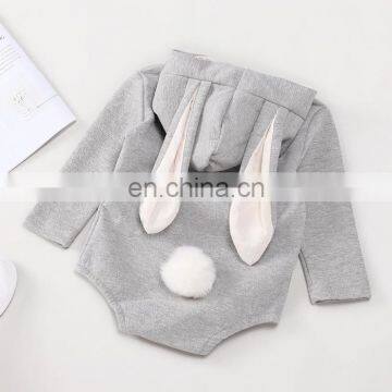 Baby Clothes Boys Girls Cotton Rabbit Hooded Rompers Bodysuit Baby Baby Romper Bodysuits Clothes photo-6