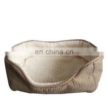 Faux Fur Cat Dog Pet Kennel Cushion Bowl