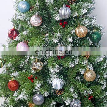 Christmas tree hot style pendent Christmas supplies presents decorated balls 6cm12 boxed PVC Christmas display balls