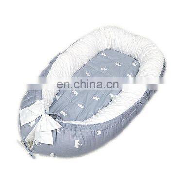 Breathable Organic Babynest Double Sided Washable Baby Nest Bed photo-2