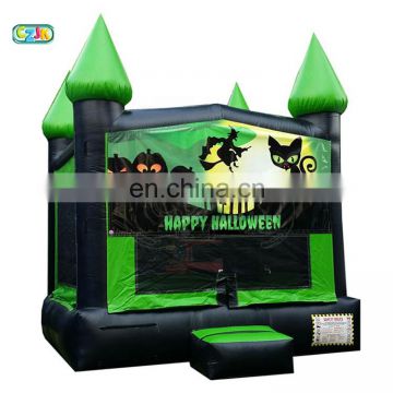 commercial inflatable haunted Halloween bouncy house jumping castle