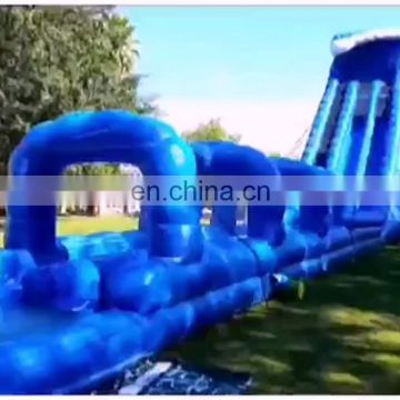 commercial grade popular blue crash giant inflatable water slide