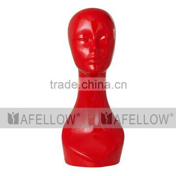 Red Head Model Abstract Adults head mannequin H1089/H1105