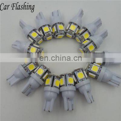 Carest 30 Pcs Promotion T10 5 Smd 1206 5led 5SMD Car Signal LED Light 194 168 192 W5W 3020 12v Auto Wedge Lighting DC Lamp photo-2