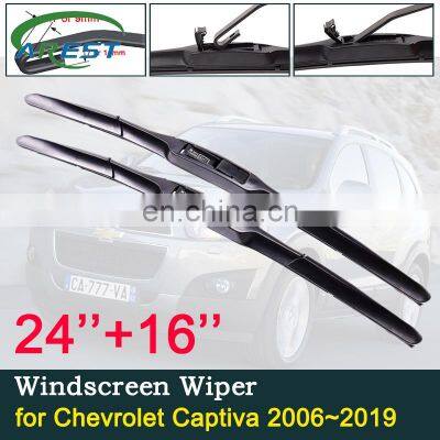 for Chevrolet Captiva 2006~2019 Holden Daewoo Winstorm Car Wiper Blades Windshield 2010 2016 2017 2018 Car Accessories Goods