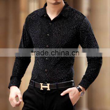 black design-font-b-Mens-b-font-See-Through-Shirts-Velvet-Shirts-Transparent-Camisas-Hombre-Vestir Standard Sports