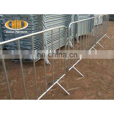 Factory supply temporary fence crowd control barrier