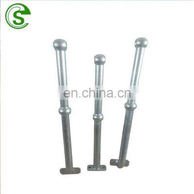 Industry used ball joint handrail stanchions connect to steel grating with factory price