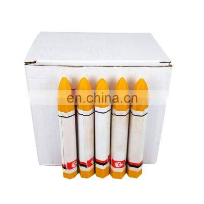 10cm Yellow Tire Mark 12 Markal Tyre Crayon White