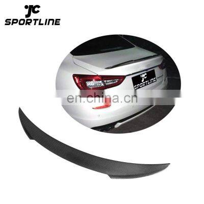 Carbon Fiber Rear Trunk Spoiler Wing for Maserati Quattroporte QP Executive GT 2013