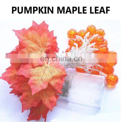 Fall Garland Maple Leaf Fairy Autumn Decor LED String Light For Halloween Holiday Home Party photo-2