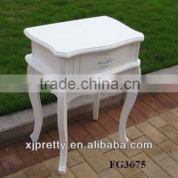 High quality white wooden nightstands/drawer cabinet bedroom furniture