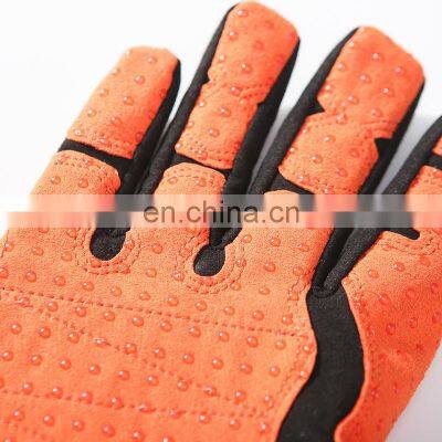 Heavy Duty Work Gloves Oil Gas Resistant Work Gloves Cut Resistant TPR Impact Utility Gloves photo-5