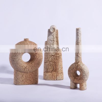 retro dekoration home decorative farmhouse ceramic clay vase