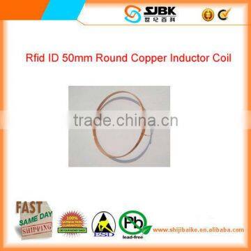 Rfid ID 50mm Round Copper Inductor Coil