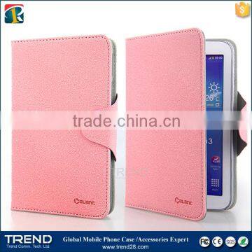 China Supplier Kickstand Folding Leather Case for Samsung Tab 3 photo-3