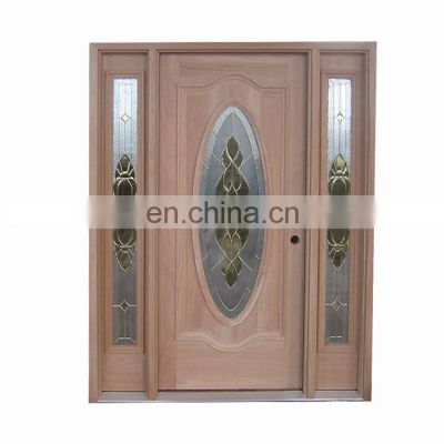 simple cheap outside solid oak doors wooden glass door design