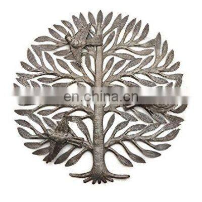 cast aluminium tree wall art