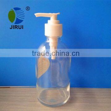 250ml Boston Round Glass Bottle With Pump Soap Dispenser photo-2
