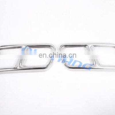 Stainless Steel Exhaust Rear Dual Cover Trim Stickers For Mercedes Benz S Class Coupe R Class photo-2