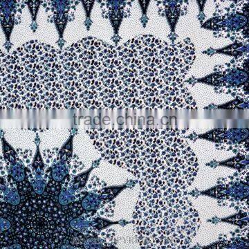 Indian Tapestry Cotton Blue Floral Print Vintage Wall Hanging Tapestries Throw Mandala Print Bedsheet photo-3