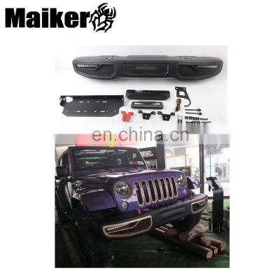 4x4 Front bumper bull bar with led light for Jeep Wrangler JK 2007+