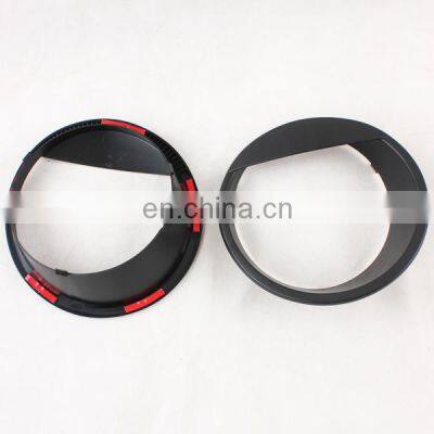 ABS Headlight Cover for Jeep Wrangler JK 07+ 4x4 Accessories Maiker Manufacturer Car Grills Light Cover photo-3