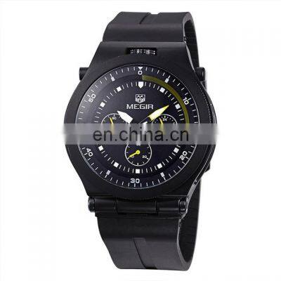 MEGIR 3003 Luminous Men's Watches Casual Analog Quartz Brand Watch Man Silicone Wristwatch Male's Hour Clock