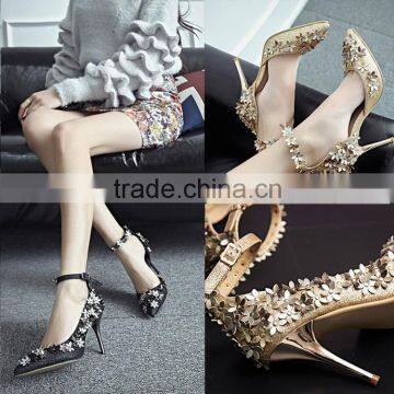 C71595A Sexy Sliver Women Party Wear Shoes Wedding Shoes Bridal photo-2