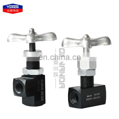 YUKEN Taiwan needle valve GCT-02-31 34 globe valve hydraulic throttle valve GCTR-02-34