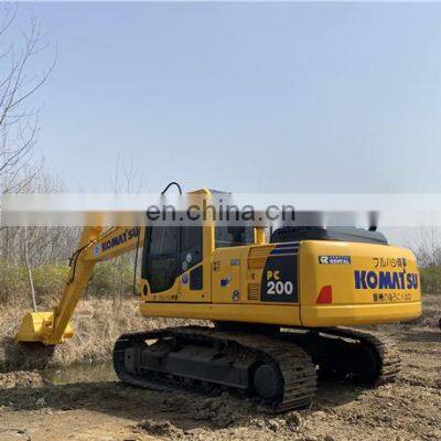 Stock komatsu pc200 crawler excavator pc200-8 pc200-8n1 pc200-8mo used digger with low working hours