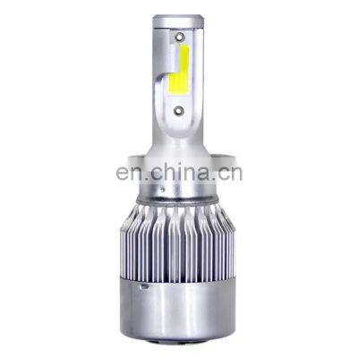 Dual Color Led Headlight Bulb H7 H4 9005 9006 Cob Chip 3000K 6000K H11 H16 9012 Tricolor Led Headlight