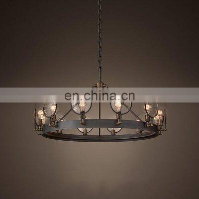 New Fashion Design Golden Modern Luxury Apartment Villa Copper Crystal Pendant Light Chandelier photo-5