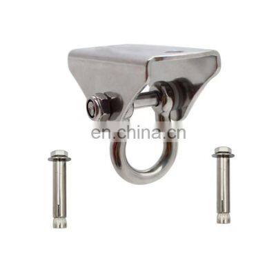 Factory Outdoor 304 Stainless Steel Aerial Yoga Hammock Set Swing Hanging Hook Wholesale Hammock Hang Accessories Swing Hangers photo-2