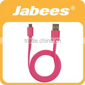Wholesale two sided sync data micro usb charging cable for Samsung