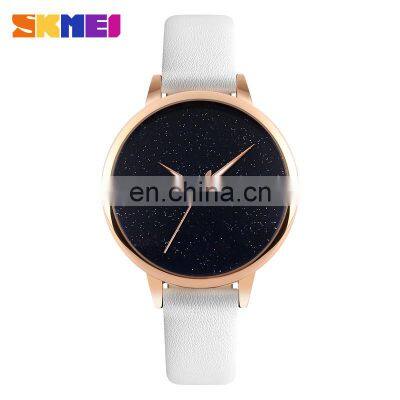 9141 Bracelet Watches Women Armbandsur Quartz Watch Sr626sw Skmei Women Leather Fashion Wristwatch