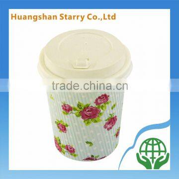 Plastic Lid PE Coated Disposable Tasting Cup