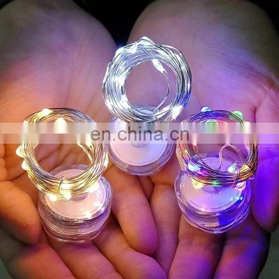 Outdoor DIY LED String Light IP65 2M 20LED Candle Submersible LED Underwater Lamp for Vase Bottle Fish Tank Aquarium Light