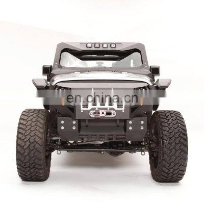 Short style grumper armor front bumper factory price  for jeep wrangler jk