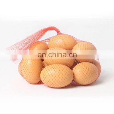 Hot Selling Customized Logo Printing Mesh Bag Net for Pack Eggs Protective Colorful Fruit and Vegetable Plastic Sleeve Net Bag photo-3