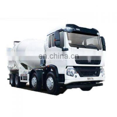 New HOWO TX 12 cbm 8*4 concrete mixer truck