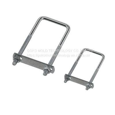 Ukuran Kustom Hot Dip Galvanis Baja Tahan Karat Bolt Pipa Klem Persegi Baut U Untuk Screw photo-4